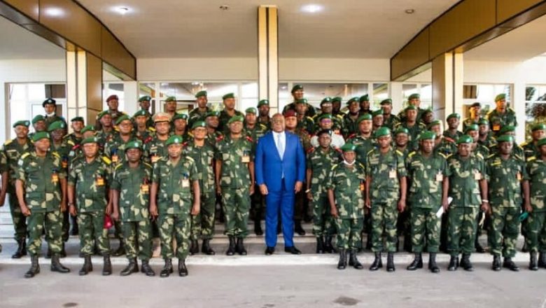 RDC: Félix Tshisekedi a rencontré les officiers de l’armée et de la police jeudi 17 février 2022 au Palais de la nation
