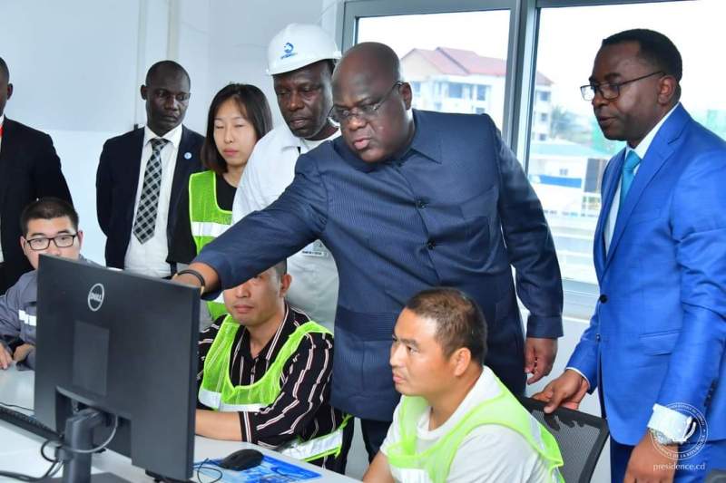 Kinshasa : le président Félix Tshisekedi inaugure un complexe industriel de traitement d’eau de la Regideso à Binza-ozone