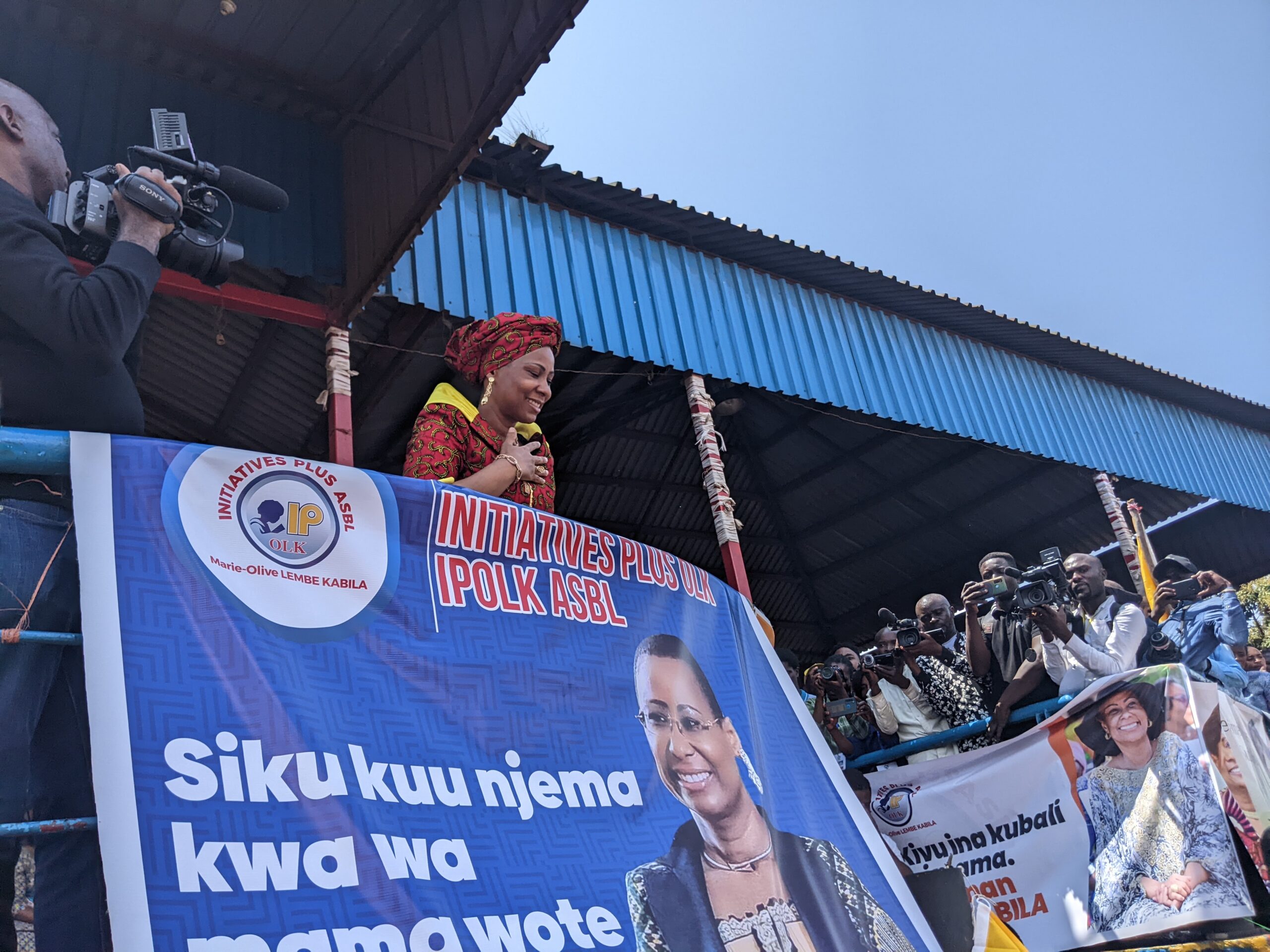 Olive Lembe à la population de Bukavu: “Joseph Kabila est le David pour la RDC”